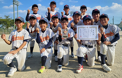 Aチーム　県学童大会西春日井支部予選　準優勝！！